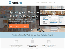 Tablet Screenshot of parishpal.com